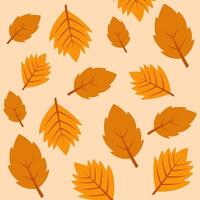 Autumn Leaves Background Design vector