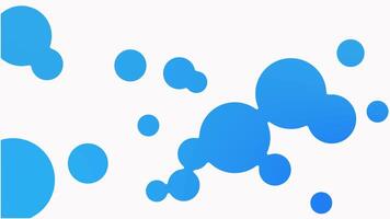 Abstract Blue Bubbles with Soft Gradients and Varying Sizes video
