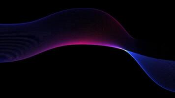 Glowing Colorful Wave Background video