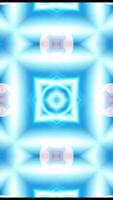 Abstract shimmering VJ fantasy kaleidoscope shiny light futuristic motion background. soft light blue motion. video