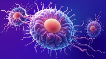 Dynamic 3D Visualization of Neuron Cells and Neural Activity in a Microscopic Environment video
