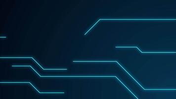 Futuristic Technology Lines Set Against a Dark Background video