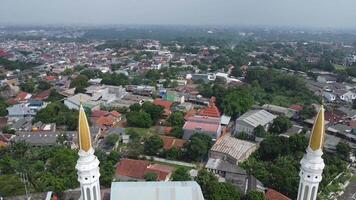 Kota Wisata Cibubur, West Java, Indonesia, 2025 - Fly pass over Cibubur grand mosque video