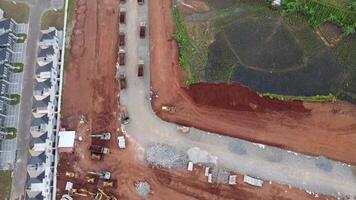 Citraland Cibubur, West Java, Indonesia, 2025 - Top down view of opening residential areas project site video