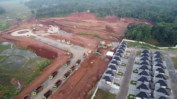 Citraland Cibubur, West Java, 2025 - Aerial panoramic view of development cityscape with modern urban buildings video