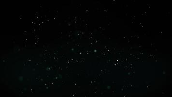 A black background with stars and snow video