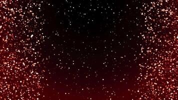 Red and black background with sparkles video