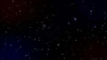 A dark background with stars and a blue sky video