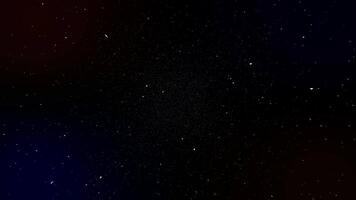 A dark blue sky with stars and a few lights video