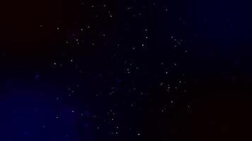 A dark background with stars and lights video