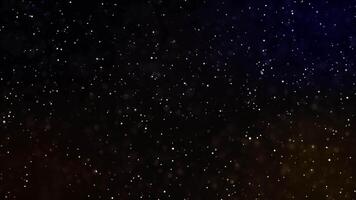 A dark background with stars and rain video