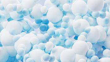 Abstract dense particle sphere background. video
