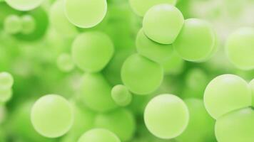 Abstract dense particle sphere background, 3d rendering. video