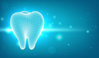 Stylized tooth illustration vector