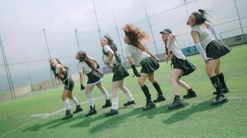 Energetic Dance Performance on Grass Field video