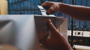 Hand Reaching Over Table Surface video
