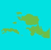 Cartoon Island Map Simple Design Icon Digital vector