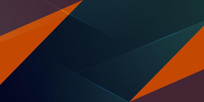 Abstract dark green overlap triangle orange and brown background. Simple and trendy papercut pattern design. vector