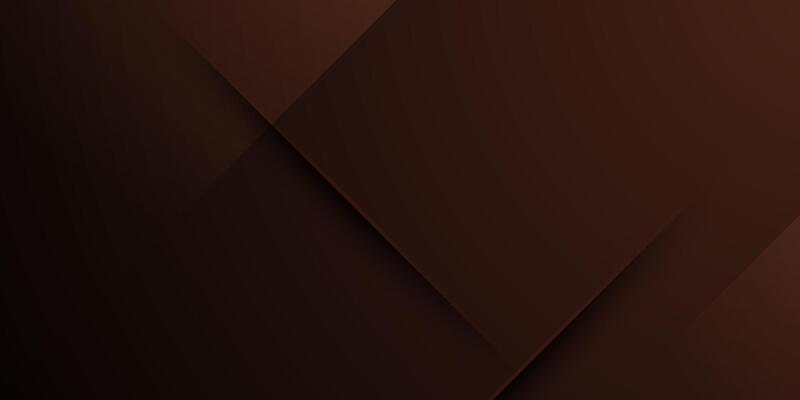 Abstract dark brown futuristic elegant background. Papercut pattern with light design.
