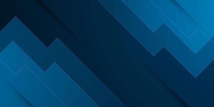 Abstract dark blue futuristic overlap background. Triangle pattern with shadow design. vector