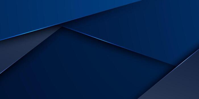 resumen oscuro azul superposición corte de papel antecedentes. sencillo futurista modelo con sombra y luces elemento diseño. vector
