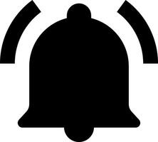 Notifications active bell icon symbol vector