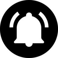 Black Emergency Alarm Icon vector