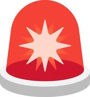 Emergency siren icon symbol vector