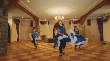Energetic Dance Performance in Colorful Costumes video