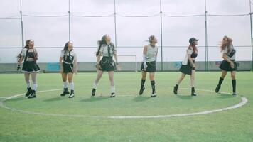 Dynamic Dance Performance on Athletic Field video