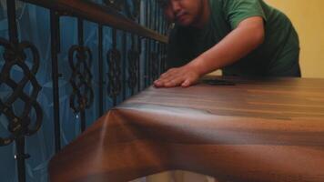 Applying Finish to Wooden Surface video
