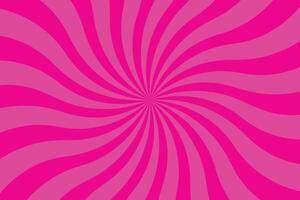 Vibrant Pink Spiral Background with Retro Hypnotic Swirl Pattern vector
