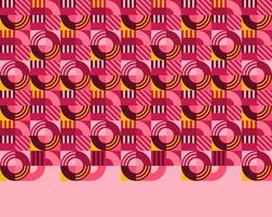 Colorful geometric pattern design image vector