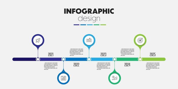 Timeline for infographics template diagrams presentations and business concept charts with 5 steps vector