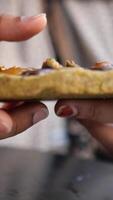 sweet cookies with nuts and chocolate video