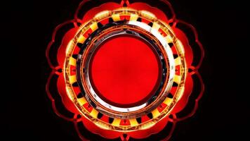 Futuristic abstract kaleidoscope for versatile media. video