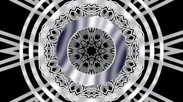 A continuous flow of abstract kaleidoscope beauty video
