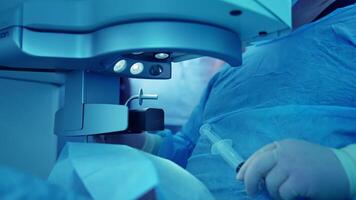 Laser vision correction, surgery video