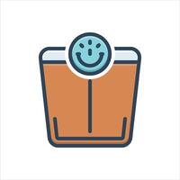 Color icon bodyscale vector