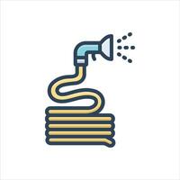 Color icon hose vector