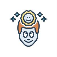 Color icon optimistic vector