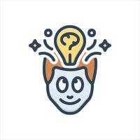 Color icon inspired vector