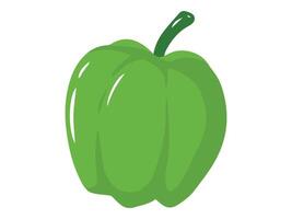 Bell Pepper Vegetable Cartoon Clip Art vector