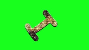 Animated letter I with hand-drawn chalkboard design for educational ABC content, phonics, kindergarten visuals, and colorful alphabet intros for kids learning video