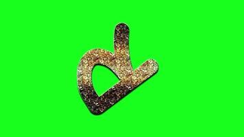 Animated chalkboard letter R with hand drawn style, great for kids ABC learning, phonics education, preschool intros, and early childhood teaching visuals video