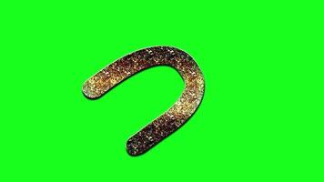 Hand drawn chalkboard animation of letter U, perfect for early childhood education, phonics learning, preschool visuals, and ABC intros for kids video