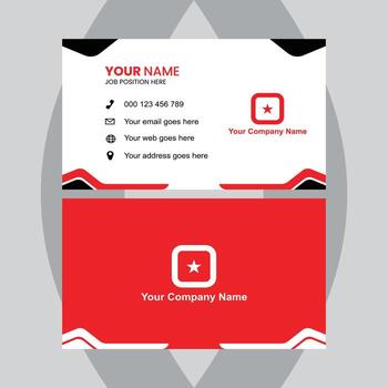 Modern business cards showcase company branding for networking opportunities and professional introductions. vector