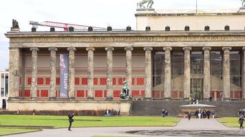 Altes Museum Berlin entrance Corinthian columns close view edit 17 May 2025 video