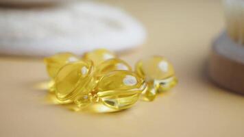 Tips for using vitamin capsules for beauty routine video
