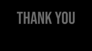 Animated Thank You For Watching Title Card Perfect for End Screens and Outros video